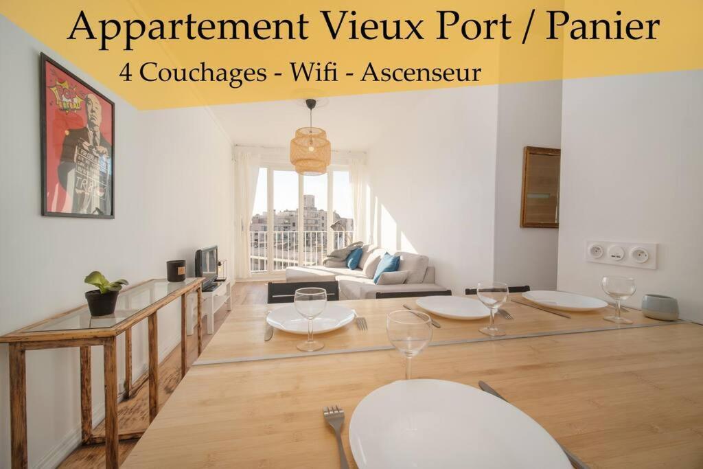 Appartement Tout Equipe Au Coeur Du Vieux Port 4 Couchages Marseilles Buitenkant foto
